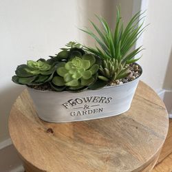 Faux Succulent Garden