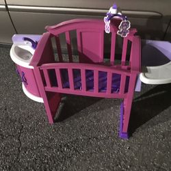 Nice Kids Play Baby Crib For Baby Doll Only $15