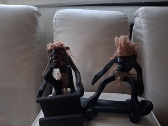 Vintage Tribal Tiki figurine set... Price reduced!