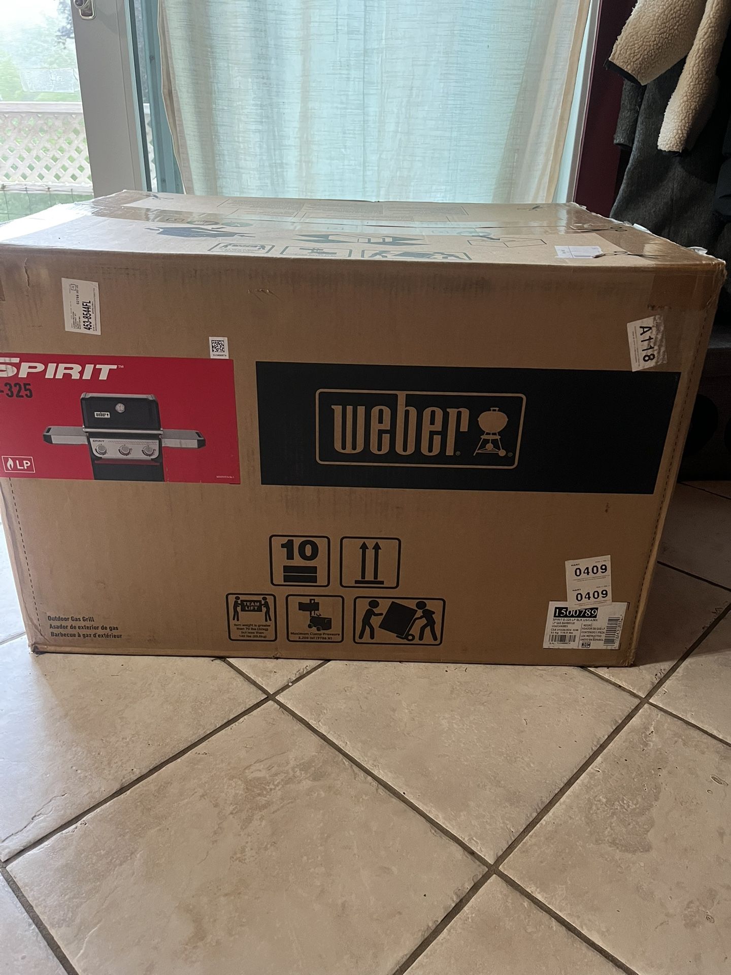 Weber Spirit E-325 Propane Grill For Sale 