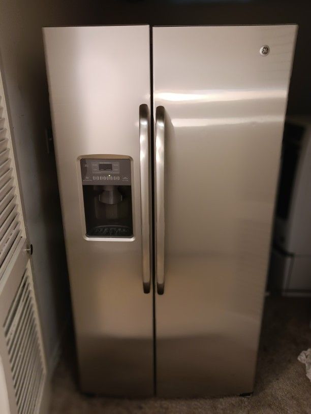 Stainless Steel GE Refrigerator