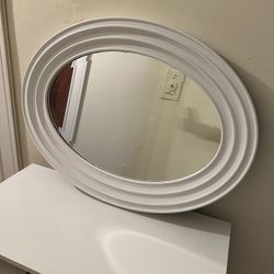 Contemporary Oval Mirror 