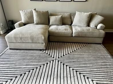 Z Gallerie Stella Chaise Sofa