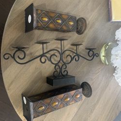 Candle Holders X 3