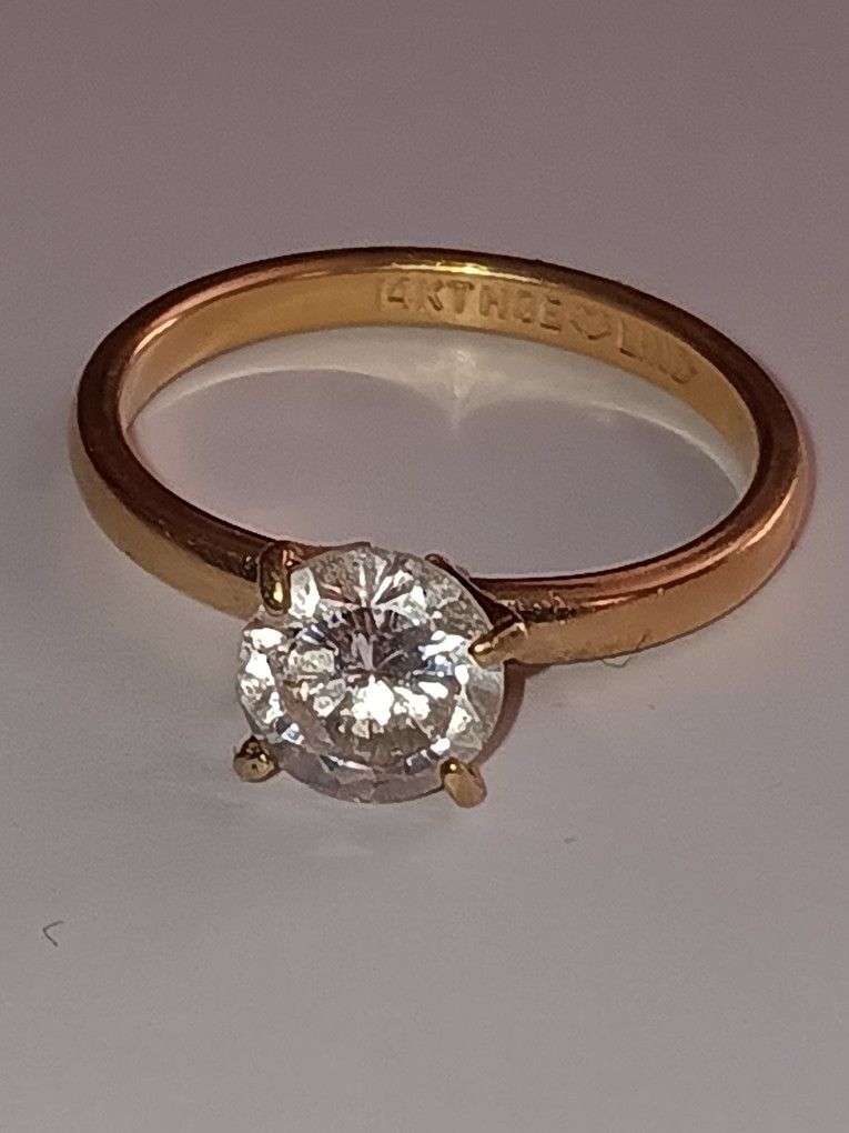 14kt  Dimond Engagement Ring 