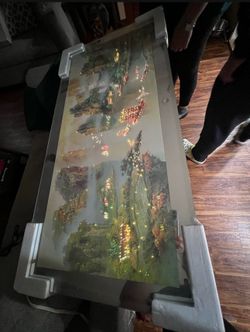 Antique Light Up Picture Frame