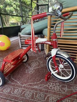 Classic Red Radio Flyer.