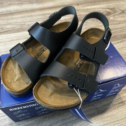 BIRKENSTOCK Milano Black Brand New Never Worn Size 5-5 1/2 $50 OBO