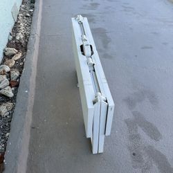 Folding Plastic White Table 