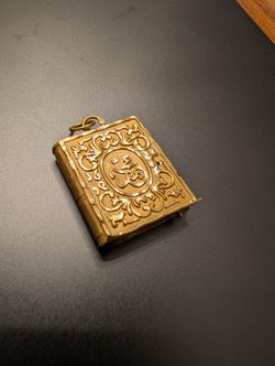 Quran Muslim Real 22k Gold Pendant, 4g