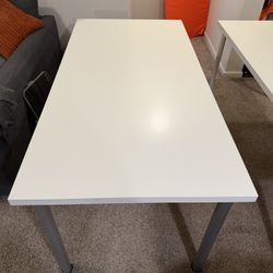 White IKEA Lagkapten Desk 63 x 31 1/2”