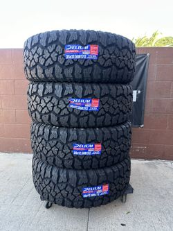 New Set Of (4) 35x12.50R17 Delium Terra Raider ATX Tires For Sale