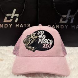 dandy hats x oscar ortiz 23/7 pink