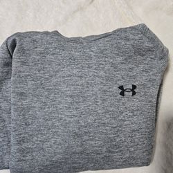 Under Armour Heather Gray Hoodie Pullover Men’s L