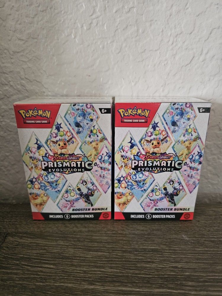 Pokemon Prismatic Evolutions 6pk Booster Bundle