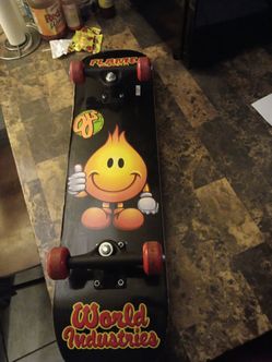Flame boy skate board