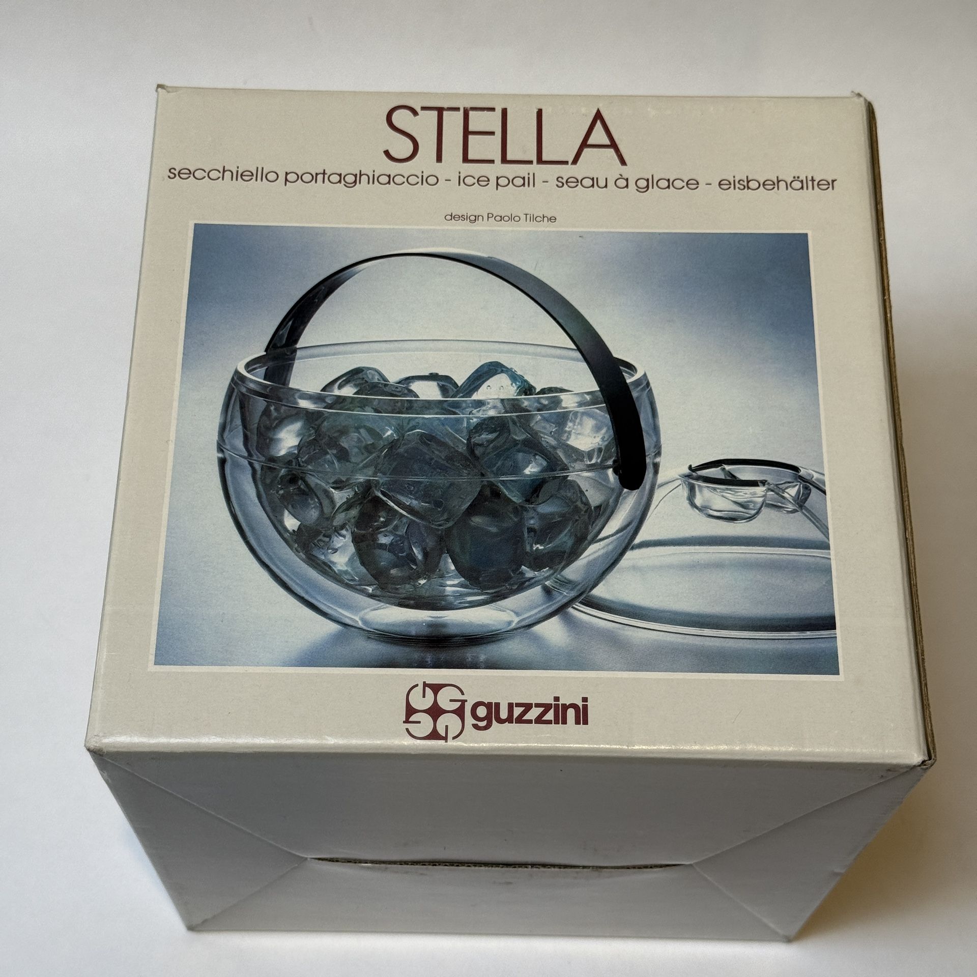 Guzzini Stella Ice Bucket Model No 0987.00 Designed by Paolo Tilche