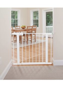 Safety 1st Easy Install 28" High Walk Thru Gate, Fits Between 29" and 38"