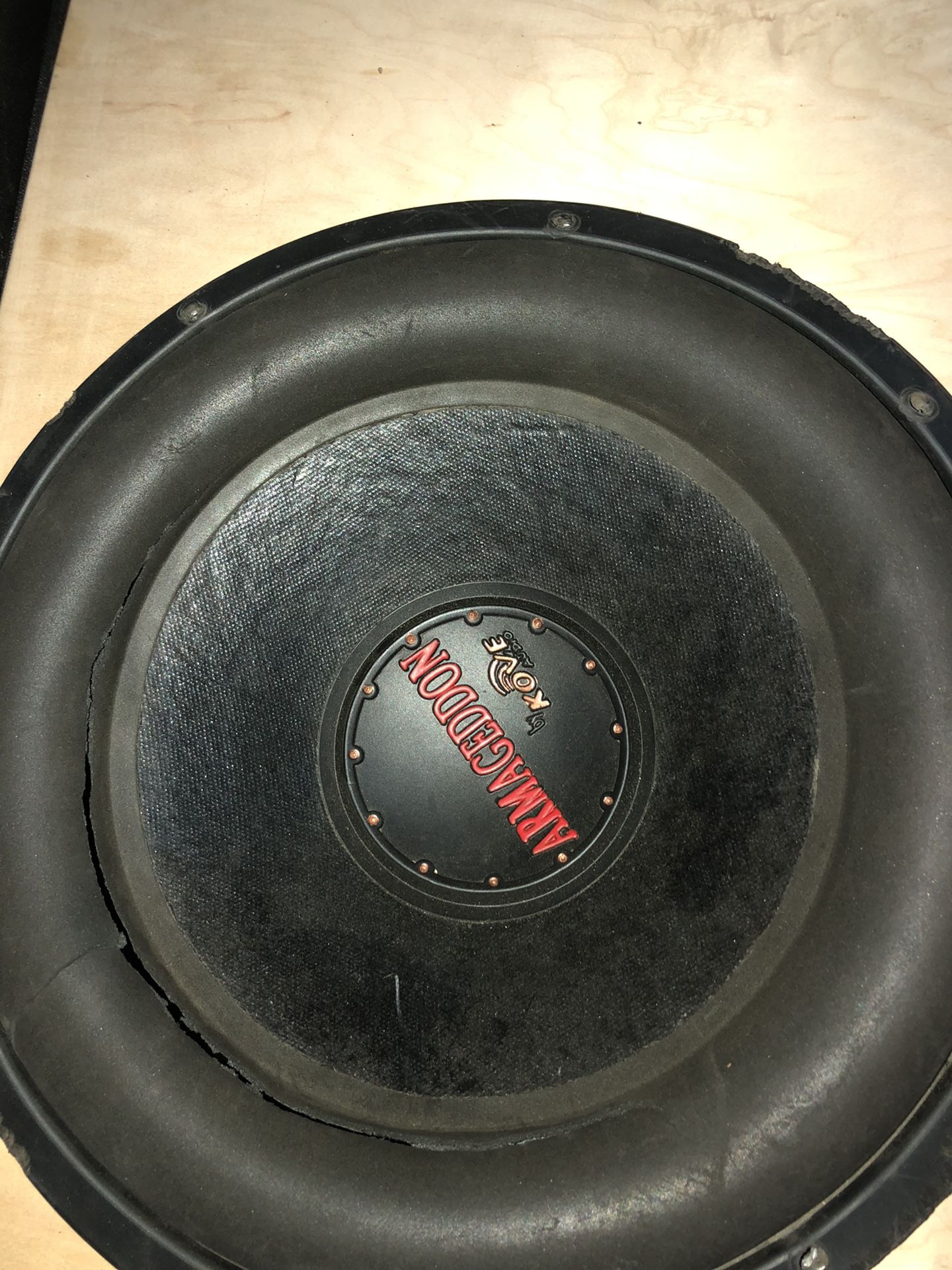 Kove Armageddon 15” Competition Sub Subwoofer