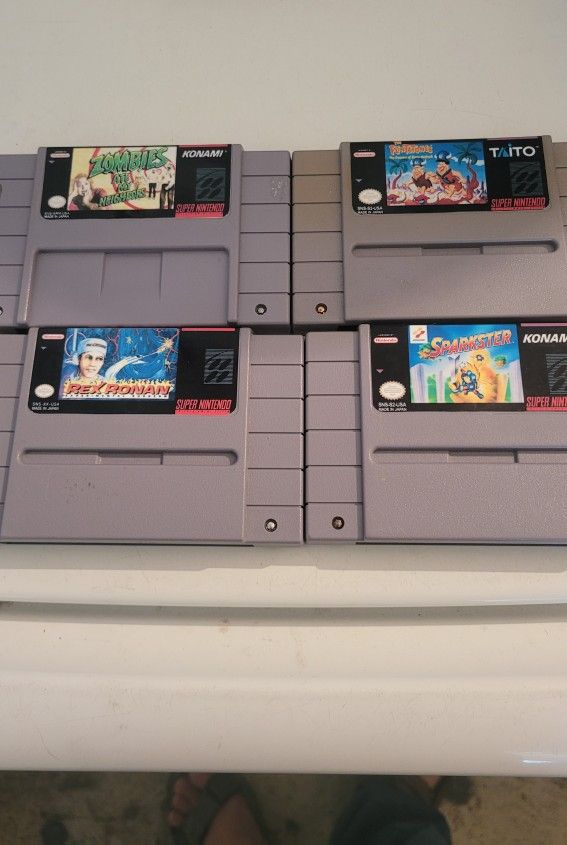 4 JUEGOS De Snes