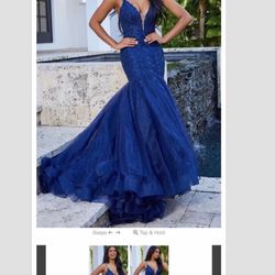 Royal Blue Jovani Dress
