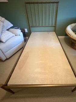 Gold Twin Bedframe Free