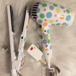 Conair Hair Straightener/ Dryer Set