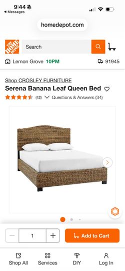 Tropical Queen Bed Frame