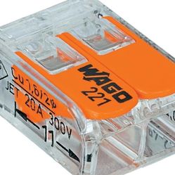 221-412 WAGO LEVER NUTS SPLICING CONNECTOR  100 PC WITH LEVERS  FOR $45