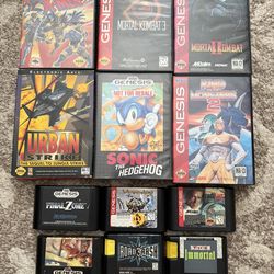 Sega genesis games 25 each