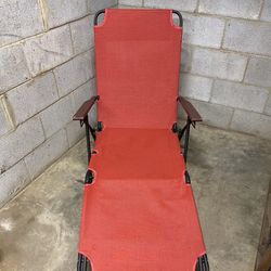 'RIO' Brand Top-Quality RED Folding Chaise Lounge Chair - price as posted is firm.