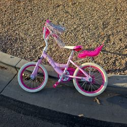 Princess Bicycle with Training Wheels 
