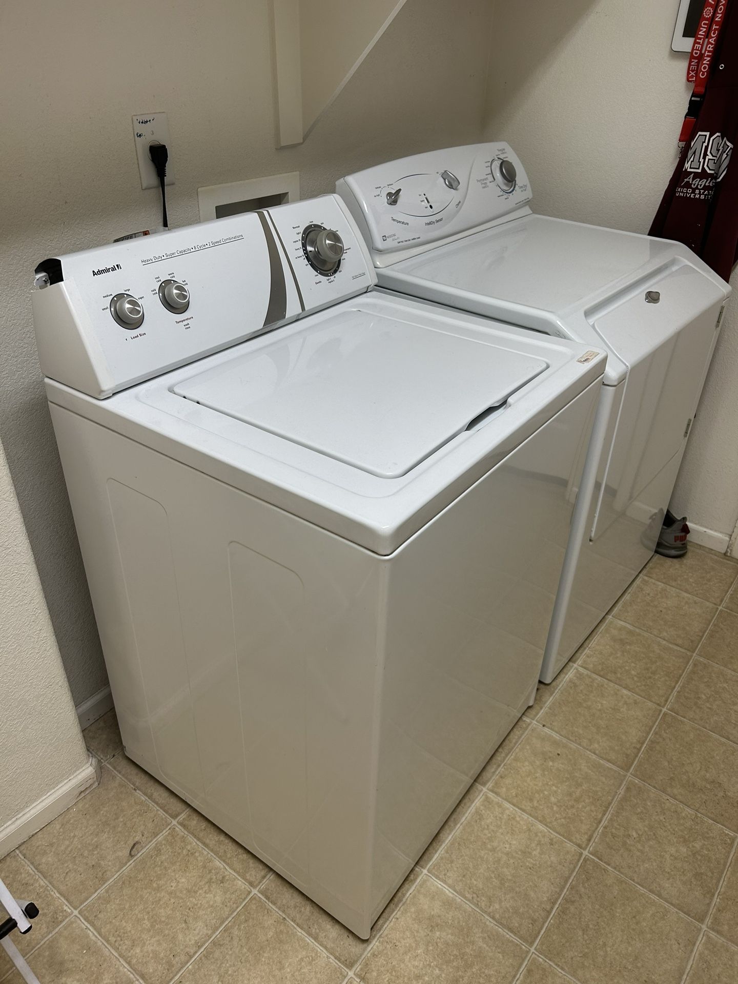 Admiral Washer, Maytag Dryer