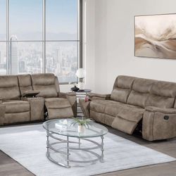 Recliner Sofa And Loveseat Set Brand New