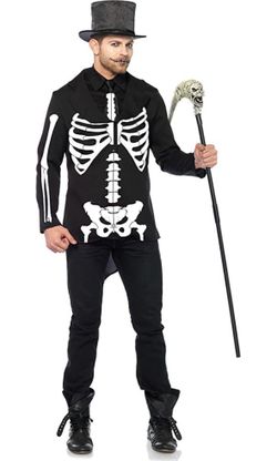 Leg avenue Men's Bone Daddy Skeleton Costume Halloween M