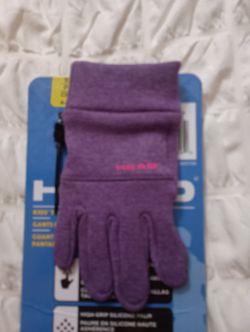 Small Girls Purple Gloves
