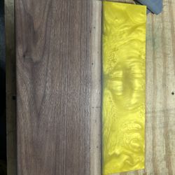 Black Walnut And Epoxy Cutting Board