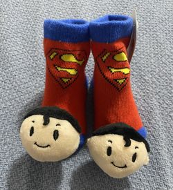 Ittybittys Superman Rattle Socks