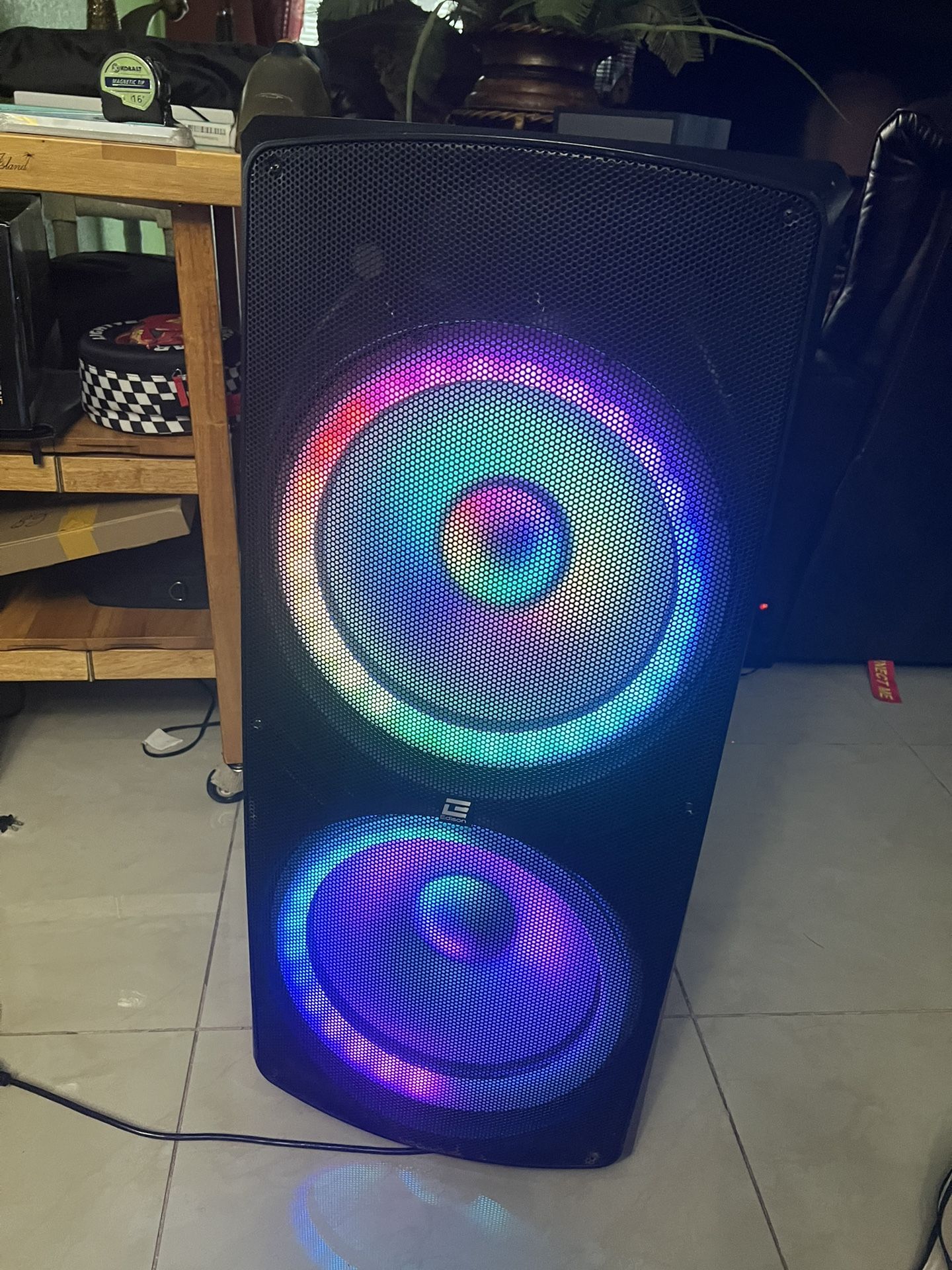 Edison Professional M-7500 15" Dual PA Speaker