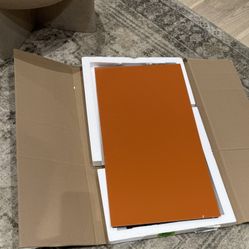 Samsung Bespoke Clementine Glass Door Refrigerator Top Panel