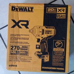 DEWALT

20V MAX XR Cordless 1/2 in. Impact Wrench (Tool Only

