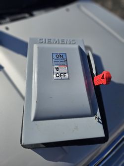 60a 3 Phase Fused Disconnect With Fuse