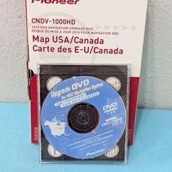 PIONEER CNDV-1000HD NAVIGATION Upgrade GPS DISC MAP DVD for HDD Navigation SystemUSA CANADA Ver 1.0