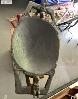 Gorgeous Solid Wood African Serving Tray / Bowl