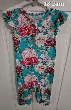 Baby girl posh peanut romper