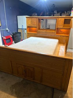 King size captains bed
