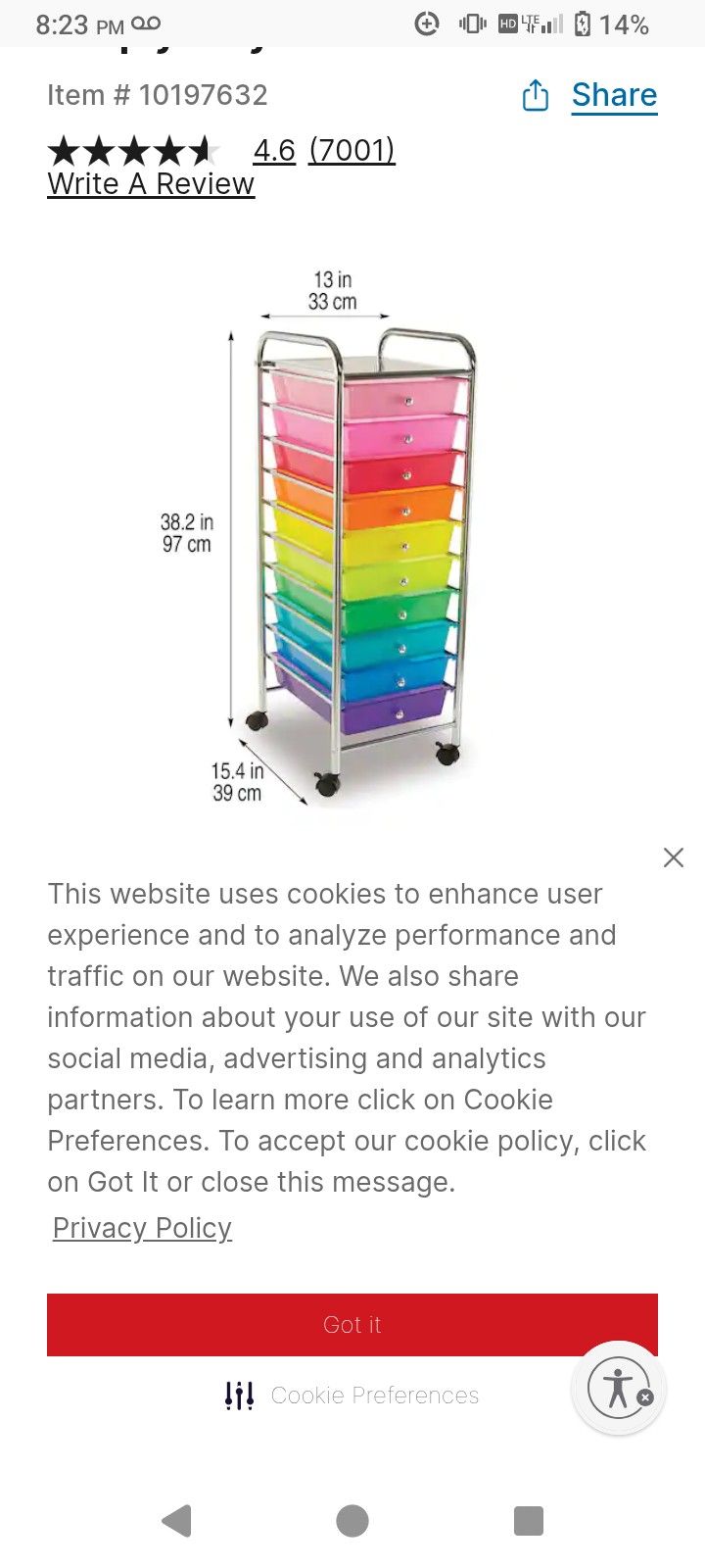 Craft Cart