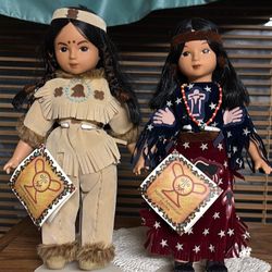 Your choice Sandy Doll Native American Series Brave Bear Lakota Sioux OR First Wind Pawnee Woman