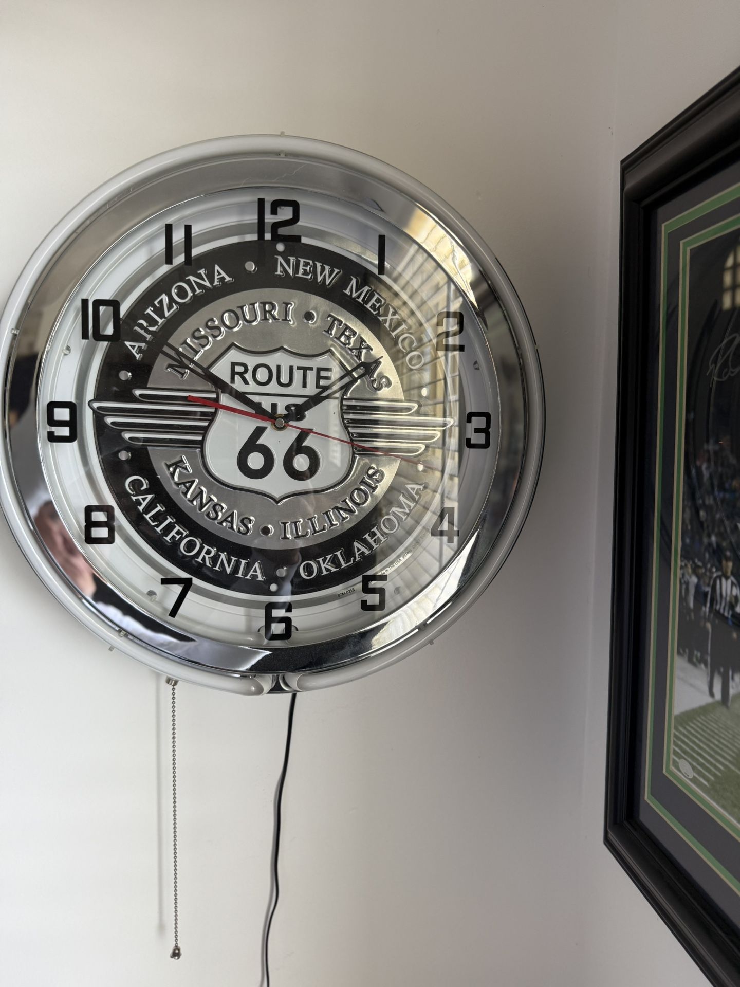 Neon Clock Route 66!
