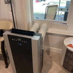 Whynter Portable Air Conditioner 14,000 BTU with Dual Hose Dehumidifier & Cooling Fan for 500 Sq Ft Rooms,